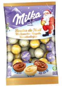 Milka Weihnacht-Kugeln Mix 350g